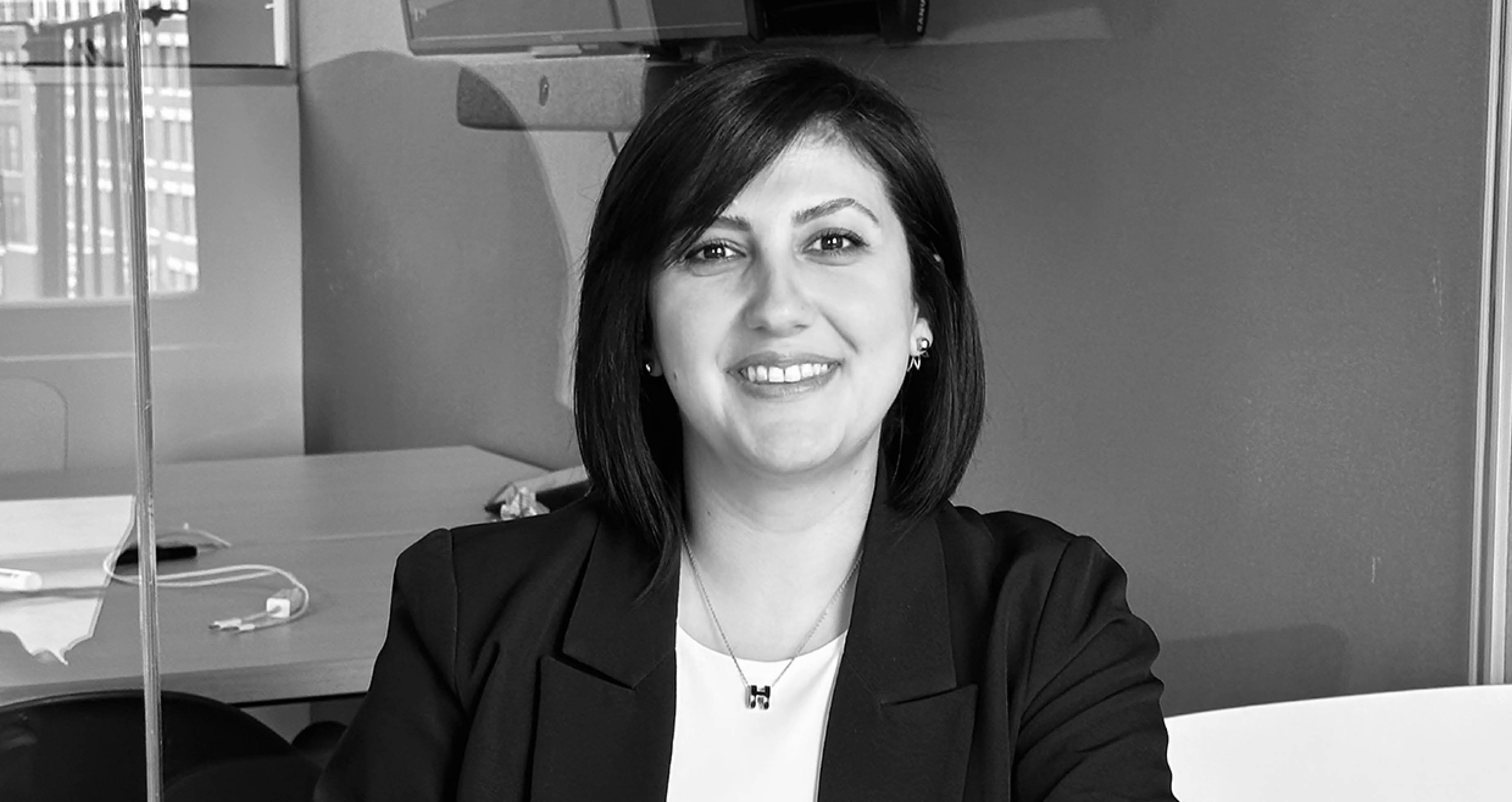 Black and White headshot of Rita Doummar