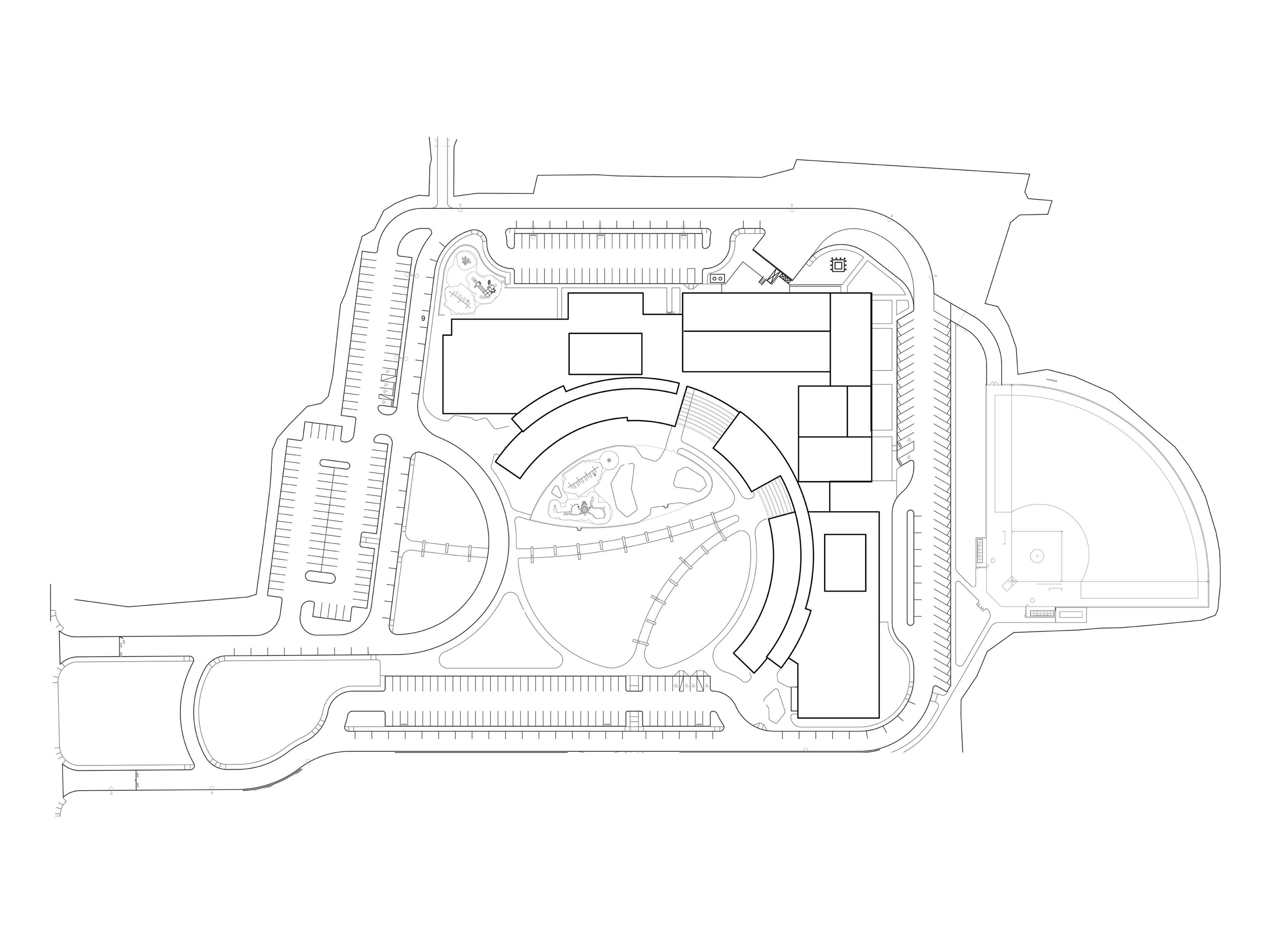 Aerial plan for site