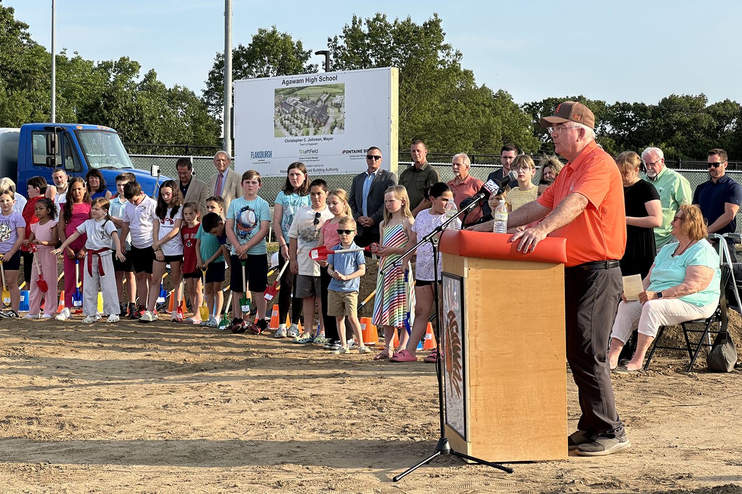 Speech given at Agawam's breaking ground ceremony surrounded by members of the Agawam community 