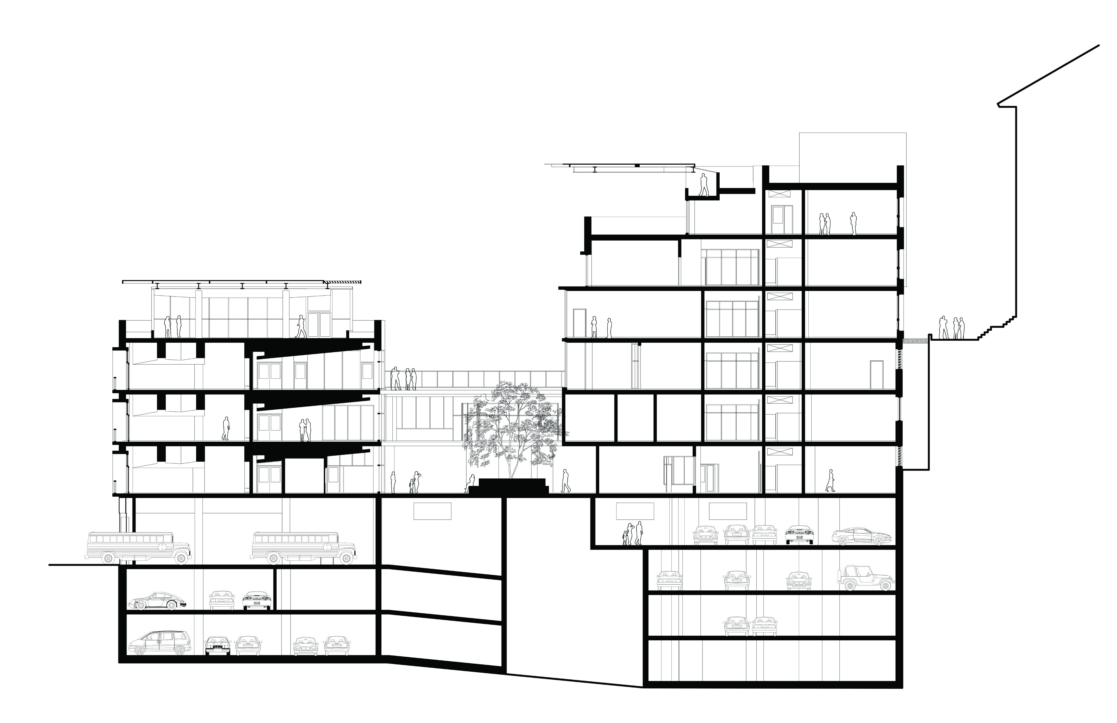 Transverse site plans