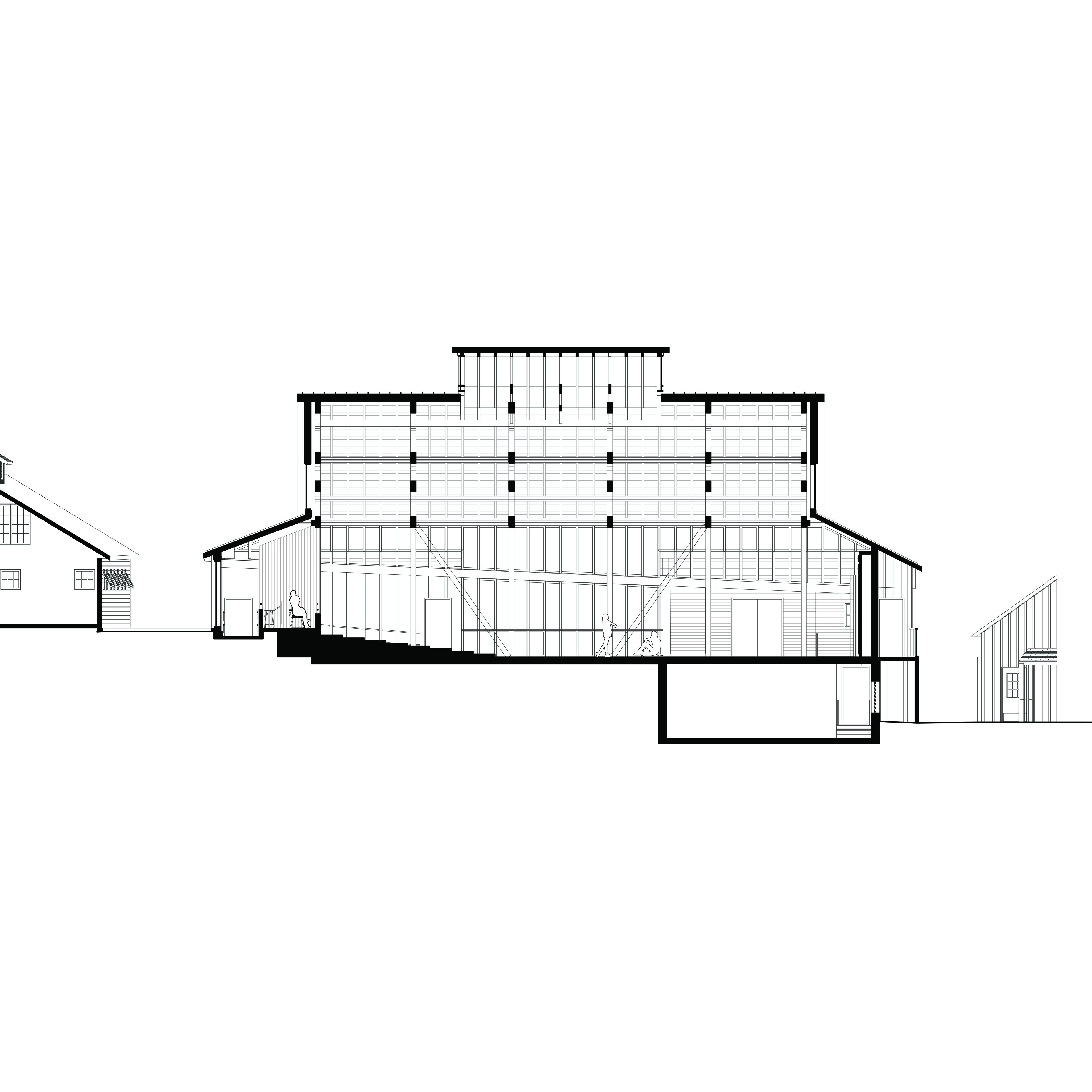 Long section site plan