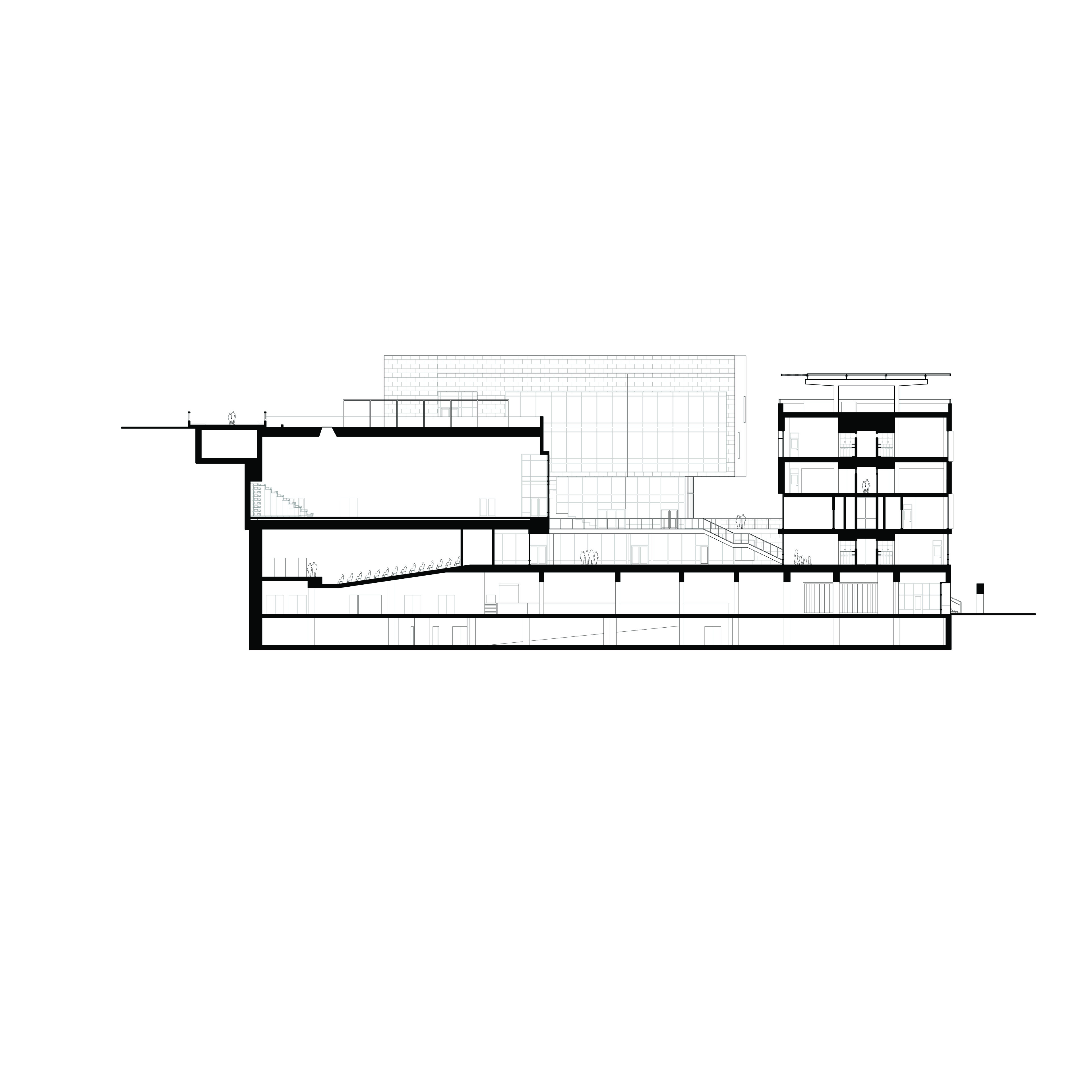 Section plan for site
