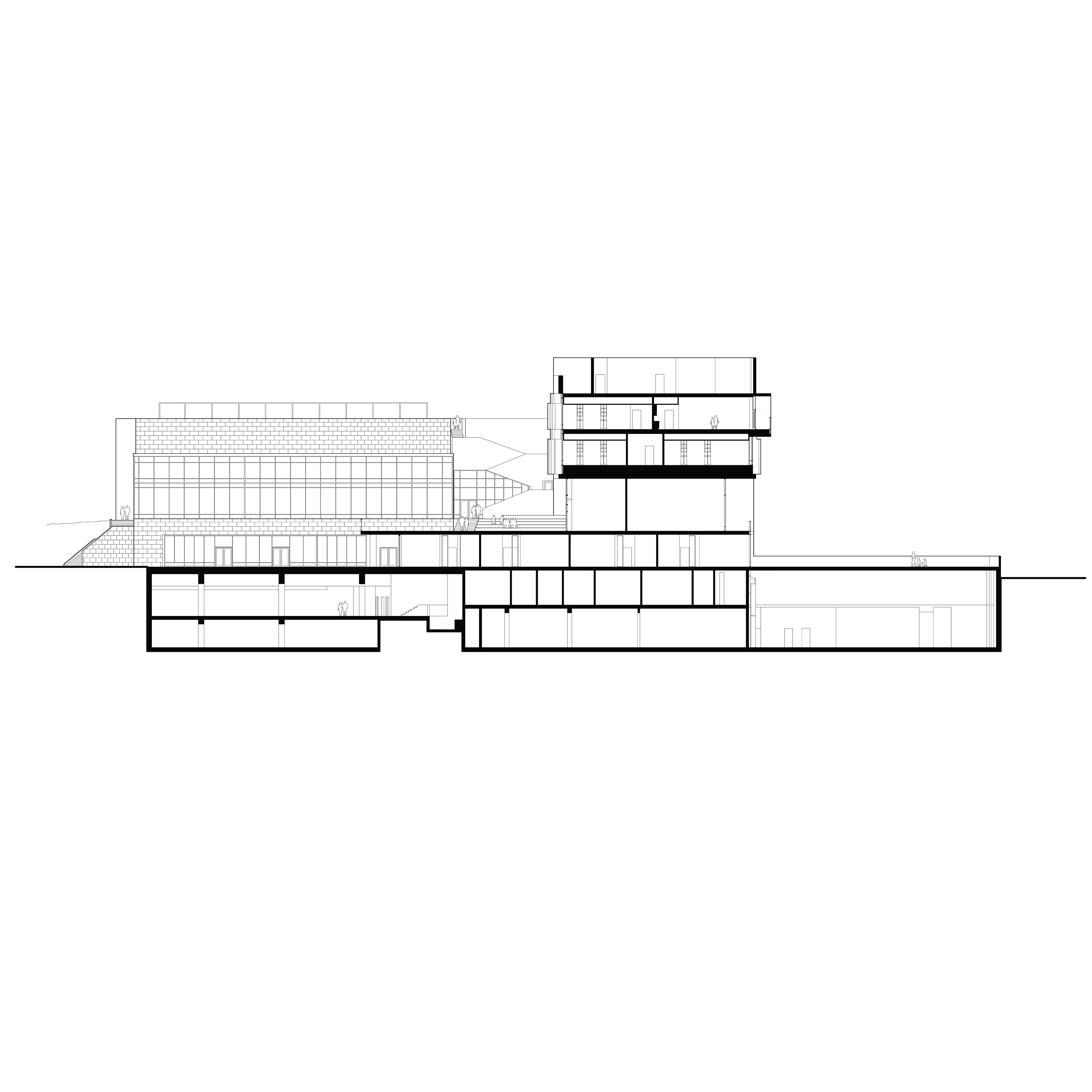 Section plan for site